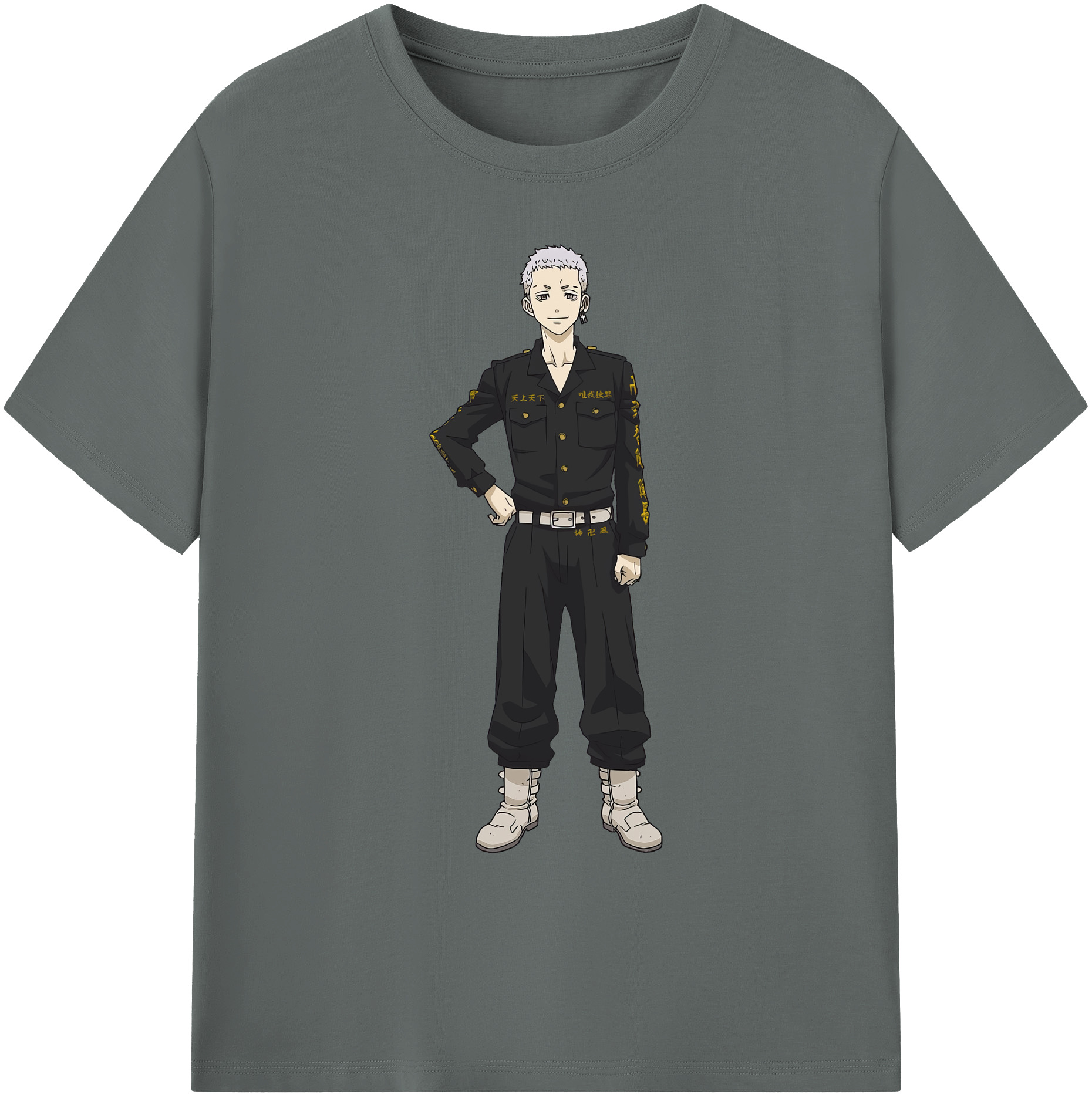（画像用） 東京リベンジャーズ Tokyo Revengers 綿100％ メンズ半袖Tシャツ｜肌触りやわらか＆通気性